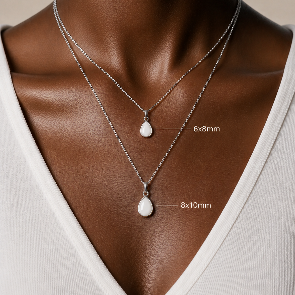 Mothers Milk Drop Necklace - 18K Gold Plated