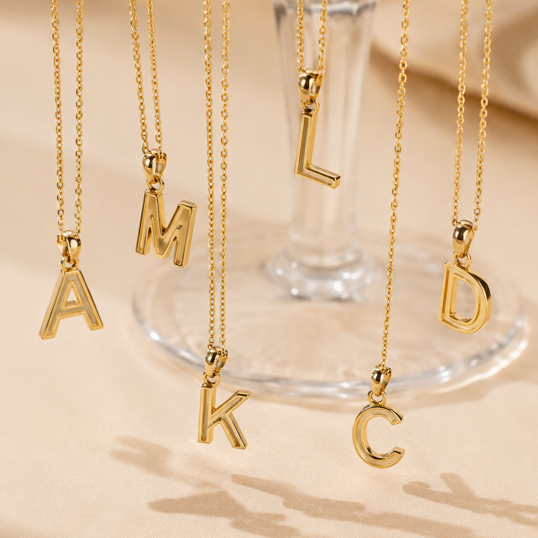 Letters of Love 14K Gold Filled Necklace - DIY Kit
