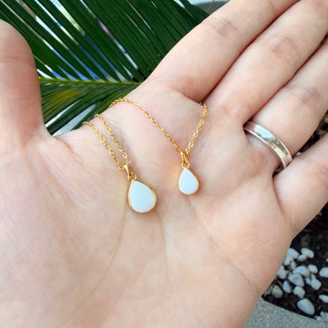 Mothers Milk Birthstone Drop Necklace - DIY Kit